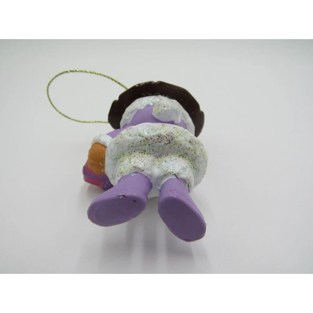 Dora the Explorer Christmas Tree Holiday Ornament Glittery Present Nickelodeon